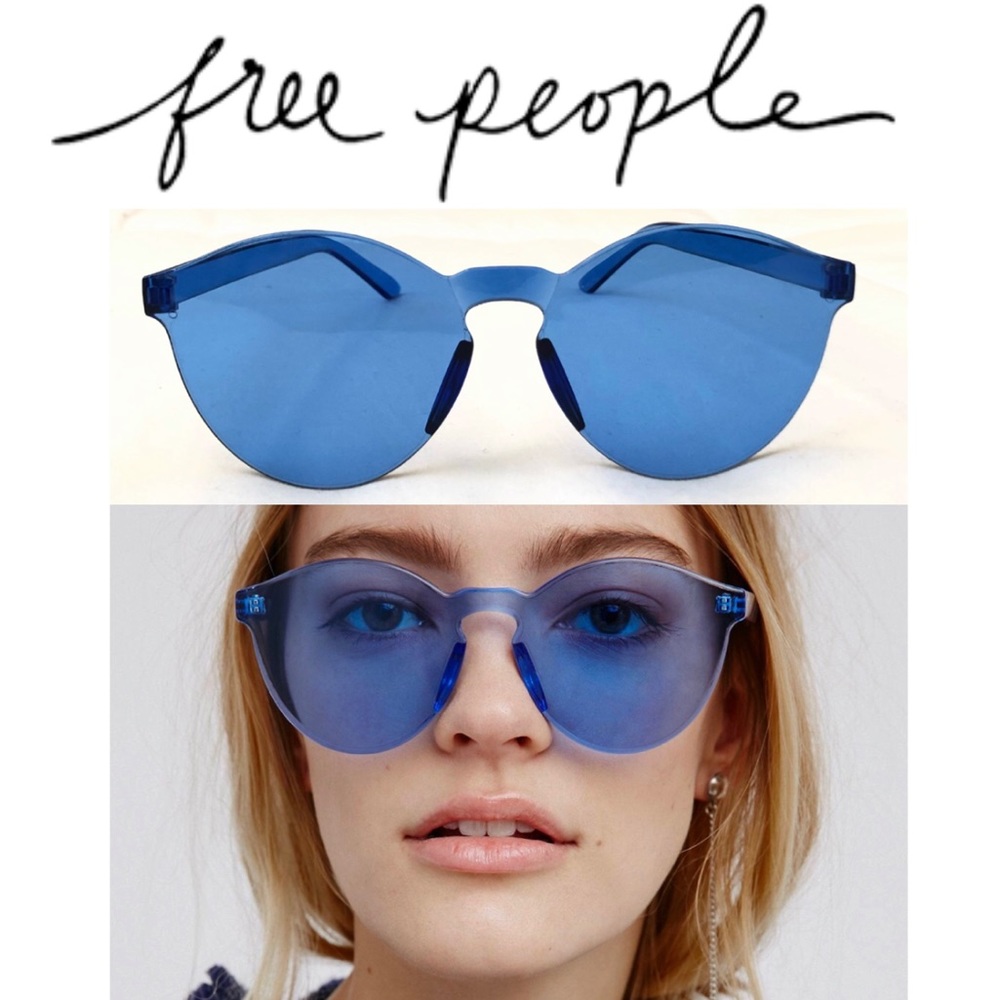 Free People vibrant tinted sunglasses